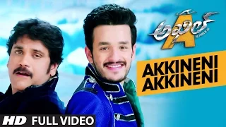 Akkineni Akkineni Full Video Song || Akhil-The Power Of Jua || Akhil Akkineni, Sayesha, Nagarjuna