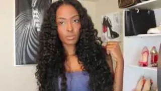 How To: Blend My Natural Hair with Curly/Wavy Extensions| Minktresses.com