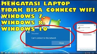 Cara Mengatasi Laptop Tidak Bisa Connect Wifi Windows 10, 8 & 7