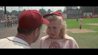 There's no crying in baseball! A League of Their Own (1992)