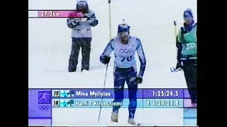 9.2.1998 Nagano Olympic Winter Games hiihto miehet 30km, Cross-country skiing Mens 30km