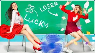 Lucky vs Unlucky Girl / Funny Relatable Situations in Real Life