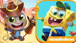 Talking Tom Gold Run Update 2017 Cowboy Tom in Wild West  vs SpongeBob Nickelodeon