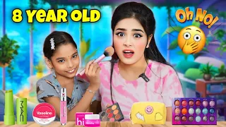 8 Years Old Girl Does My Makeup 😱 Ye Kaisa Makeup Kiya? 😰