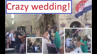Crazy traditional Croatian wedding