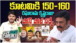 రఘురామ కృష్ణరాజు పోస్ట్ పోల్ సర్వే| Raghu Rama Krishna Raju Analysis on AP Election Results | Aadhan