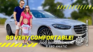 2022 Mercedes Benz S 580 4MATIC Family Review with Child Seat Installation