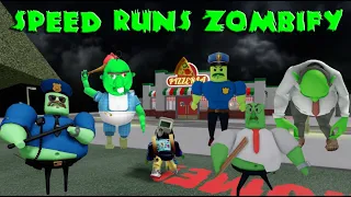 Skibi Zombie Speed Runs in Barry V2, Great School, Borry, Mr Brains, Baby Bobby 4k VIdeo