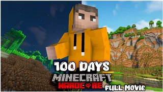 100 Days Minecraft Hardcore FULL MOVIE