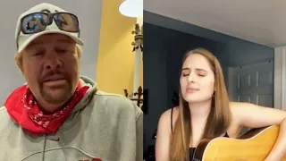 Toby Keith Speechless Watching a Tender Cover of His Best Love Song