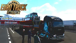 Негабарит через Эресуннский мост. Треллеборг - Эсбьерг ➣ Euro Truck Simulator 2. #290 | Logitech G29