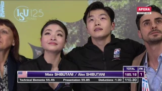 Maia and Alex Shibutani Worlds 2017 FD Audio HQ (World Figure Skating Championships)