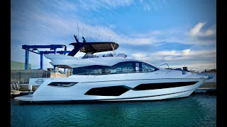 2021 Sunseeker Manhattan 68 - Full In-depth yacht tour of this £2,387,000 luxury yacht (now sold)