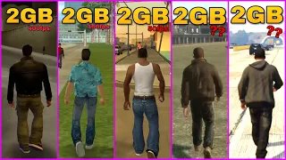 PLAYING ALL GTA GAMES ON 2GB RAM ( TEST )