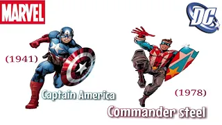 Marvel vs Dc copycat with their appearance | Marvel fans | DC fans | Avenger and Dc full characters