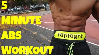 5 MIN AB WORKOUT You Can Do Every Day (NO REST) - | Thats Good Money