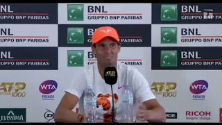 Rafa Nadal Press Conference Rome -What happened in Monte carlo happen-ED,Here we are, we are in Rome