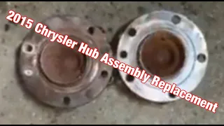 2015 Chrysler 200 | Rear Hub Assembly / Wheel Bearing