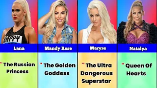 WWE Female Wrestlers and their Nicknames | WWE Female Wrestlers' Nicknames You Never Knew Existed