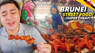 BRUNEI Super CHEAP Street Food Tour! Most Famous Halal Night Market in BRUNEI🇧🇳