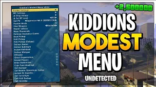 FREE KIDDIONS MODEST MOD MENU | GTA 5 1.52 Best Mod Menu PC + Free Download | UNDETECTED