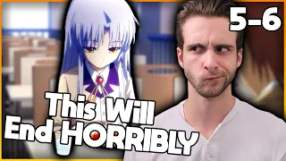 PLEASE Don't Let Me Get Atached... | Angel Beats Episode 5 and 6 Blind Reaction
