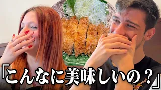 人生初のトンカツ！「言葉が出ない」イタリアから念願の初来日した2人が日本食に感動！