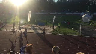 USM friidrott 2017 P17 100 meter final 10.54