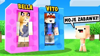 ZAMIENILIŚMY SIĘ W ZABAWKI i KUPIŁO NAS DZIECKO! (Minecraft Roleplay) | Vito i Bella