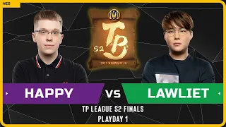 WC3 - [UD] Happy vs LawLiet [NE] - Playday 1 - TP League S2 Finals