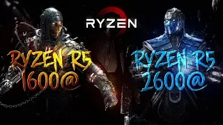 Ryzen R5 1600 vs Ryzen R5 2600