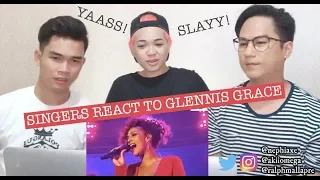 [SINGERS REACT] Glennis Grace - Where Do Broken Hearts Go | A Tribute to Whitney AFAS LIve