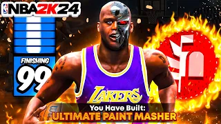 Creating The Ultimate Paint Masher Build in NBA 2K24! Best Center Build!
