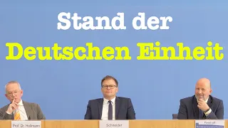 Jahresbericht zum Stand der deutschen Einheit | BPK 27. September 2023