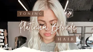 Toning Platinum Blonde Hair | JZ STYLES