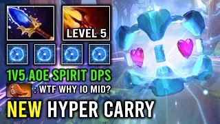 If You See IO Mid He's Not a Support LEVEL 5 Dagon Unlimited AoE Spirit DPS Instant 1 Shot Dota 2