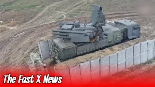 The Russian AFU anti-aircraft missile fails to reach its target.