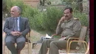 سفرة خاصة بين صدام حسين والملك حسين بن طلال (لاول مرة)