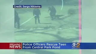 Another Central Park Ice Rescue