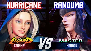 SF6 ▰ HURRICANE (Cammy) vs RANDUMB (Manon) ▰ Ranked Matches