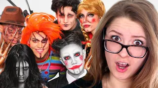 James Charles Doing Charli, Dixie, Noah, Larray & Chase's Makeup REACTION!!!