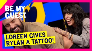 Loreen gives Rylan a tattoo! | Be My Guest | Sweden 🇸🇪 | Eurovision 2023