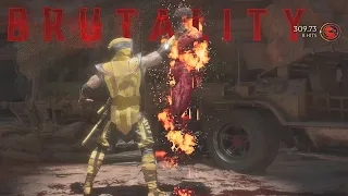 Scorpion's HARDEST BRUTAL in MK11