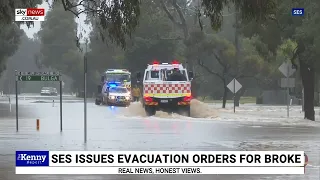 'Significant amount of damage': NSW town of Broke cut off by floodwaters