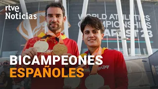 ATLETISMO: MARÍA PÉREZ y ÁLVARO MARTÍN, CAMPEONES DEL MUNDO en MARCHA en los 20 km  | RTVE