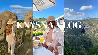 Knysna Travel Vlog | Elephant Park, Ziplining, Garden Route and more…