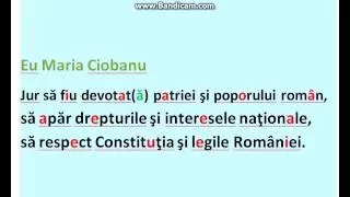 Romanian's oath