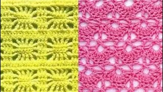 Красивые узоры для вязания крючком со схемами - Beautiful crochet patterns with diagrams