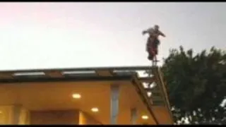 BMX Front Flip Off Roof Ends Painfully