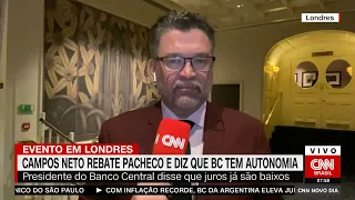 Campos Neto rebate Pacheco e diz que Banco Central tem autonomia | CNN NOVO DIA